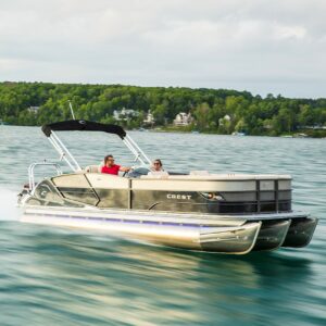 Crest Tri-toon Boat | New Smyrna Beach Florida Rental