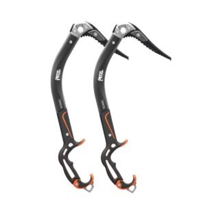 looking for the best mountaineering ice axe rental in or around golden, co? bentgate's Petzl Nomic Ice Tool (pair) is the perfect set of vertical ice axes your next mountaineering adventure.